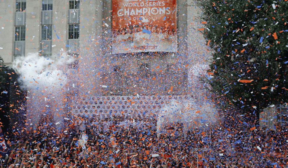 Astros Hosting Opening Day Street Festival Celebration Today
