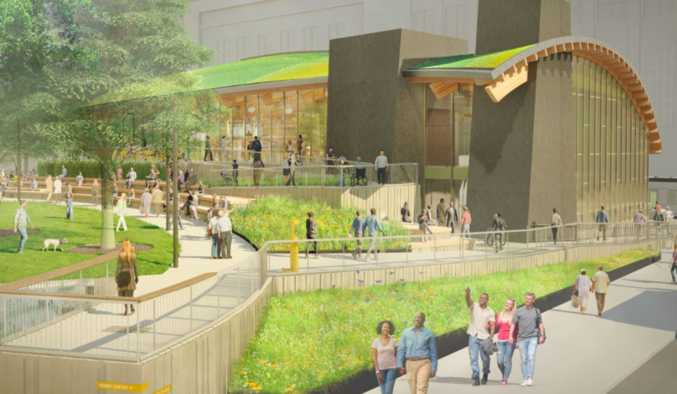 Gorgeous New Rooftop Lawn, Plaza Square And Green Space Coming To Houston’s Theater District