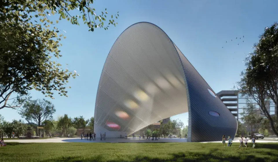 La estructura de arte generativo y el «reloj de sol más grande del mundo» llegarán al East End Park de Houston