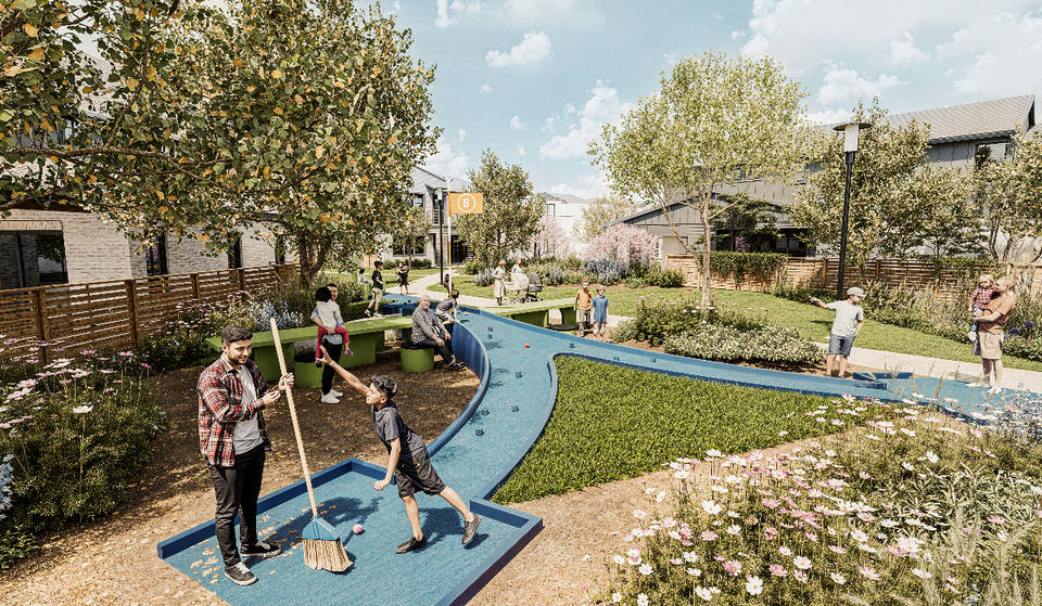 This Houston-Area Community Weaves Interactive Mini-Golf Courses Into Neighborhood Network