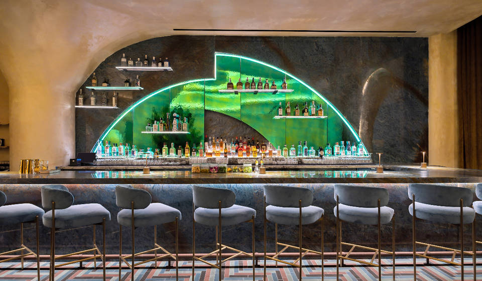This Cavernous New Houston Cocktail Lounge Exudes A Mystical Aura
