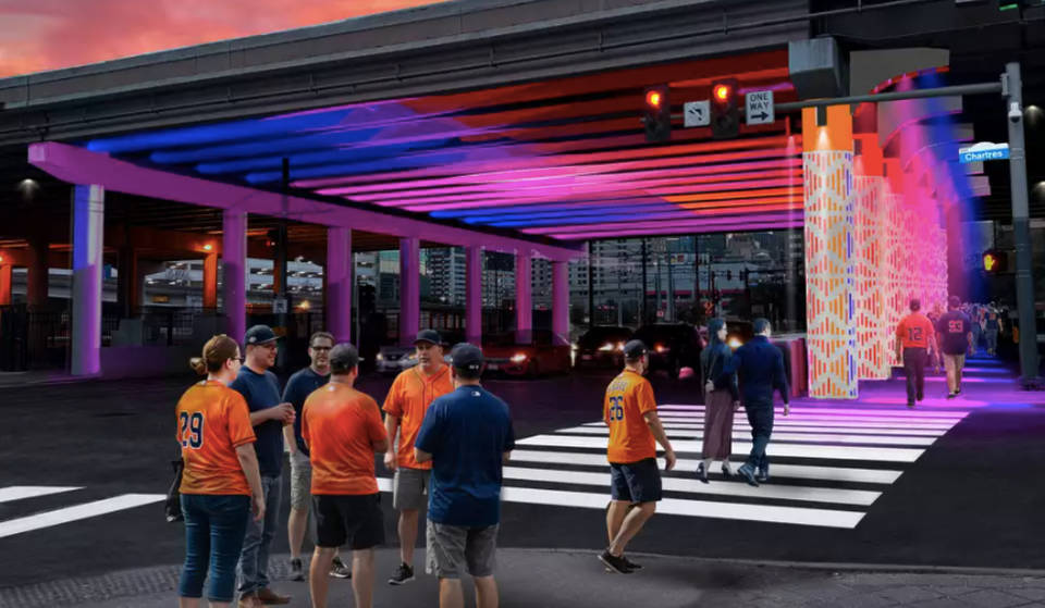 Un proyecto de 400.000 dólares iluminará los pasos subterráneos de Houston