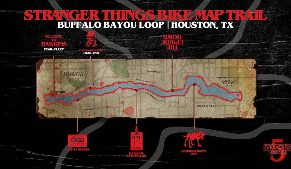 Stranger Things 5 Is Nearly Upon Us And You Can Go On A Self-Guided Bike Ride In Houston To Celebrate