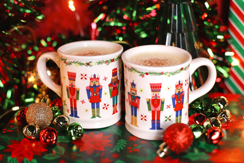 Image shows the Jingle Bell Nog from the Jingle Bell Bar in Houston.