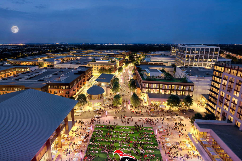 Image shows rendering of the coming Toro District in Houston.