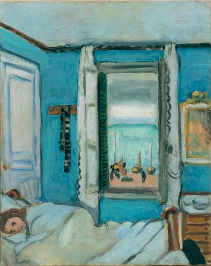 Image shows Henri Matisse's "Interior, Etretat" 1920.