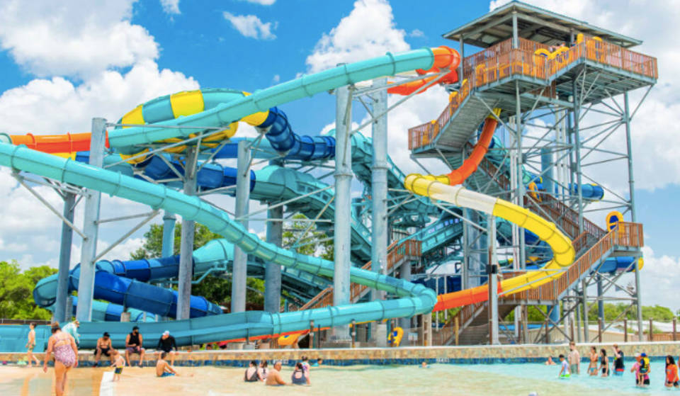 1.5 hours from Houston, this family-friendly waterpark was named the best outdoor waterpark in America