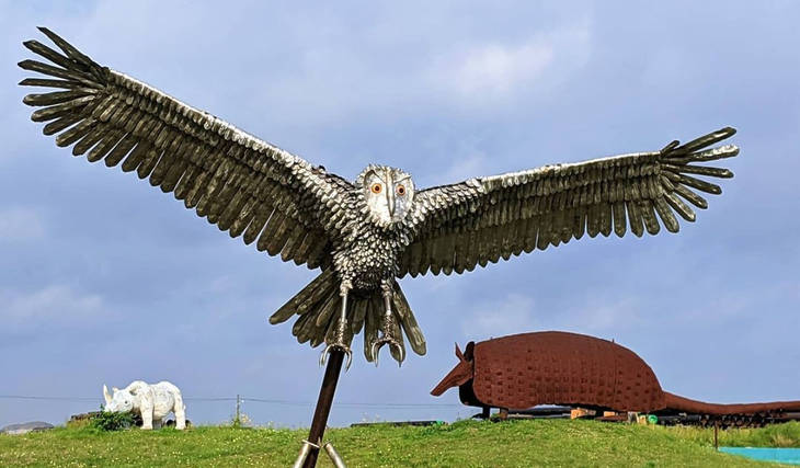 This massive 108-acre open-air museum on the edge of Houston hides over 20 giant sculptures