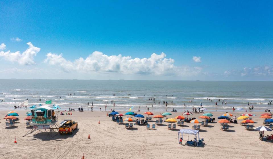 The best beach for families is less than an hour from Houston — featuring calm waters, volleyball courts, and endless amenities