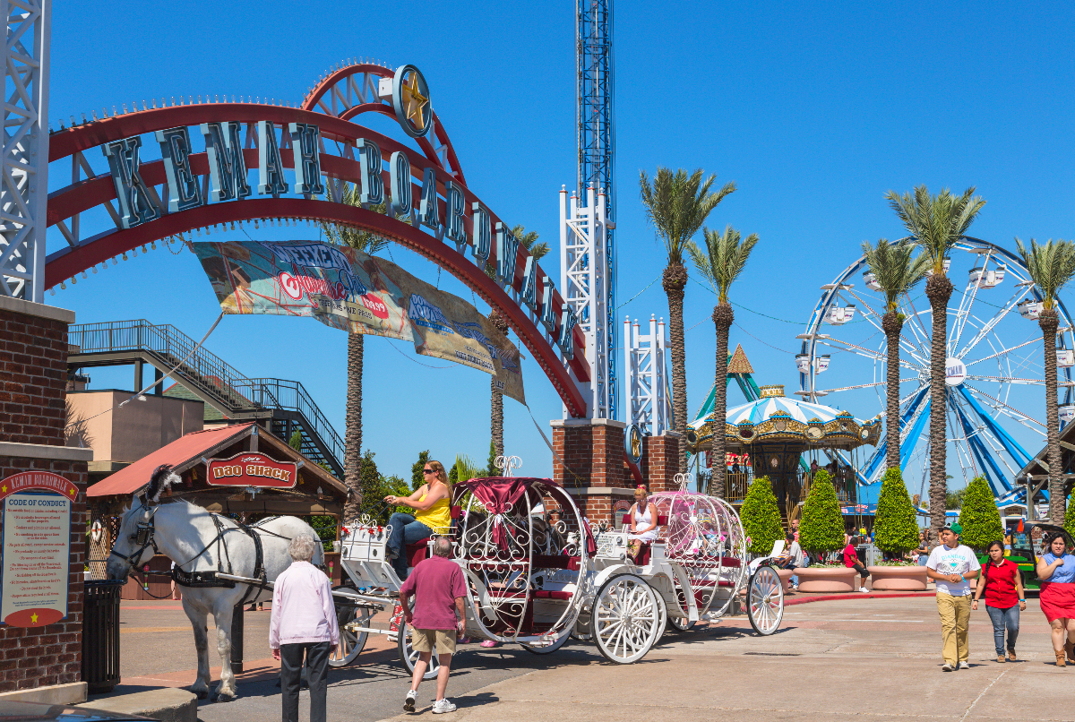 Just south of Houston: Kemah Boardwalk is hosting a massive, free 4th of July bash with fireworks over the Gulf