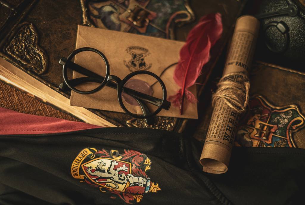 Image shows wizarding wardrobe.