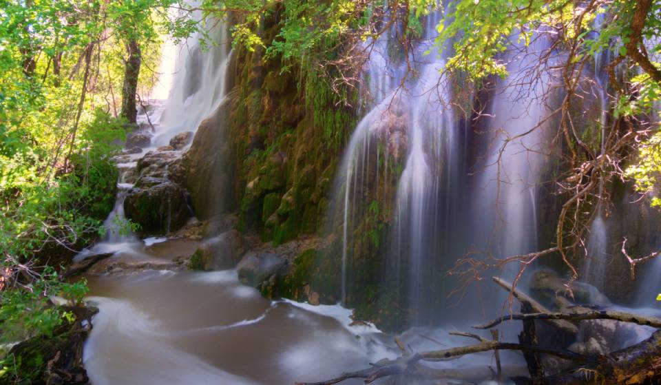 Meet the ‘Niagara Falls Of Texas’—a spectacular 70-foot waterfall hidden at this Texas State Park — plus swimming springs, riverside camping &amp; canyon hikes