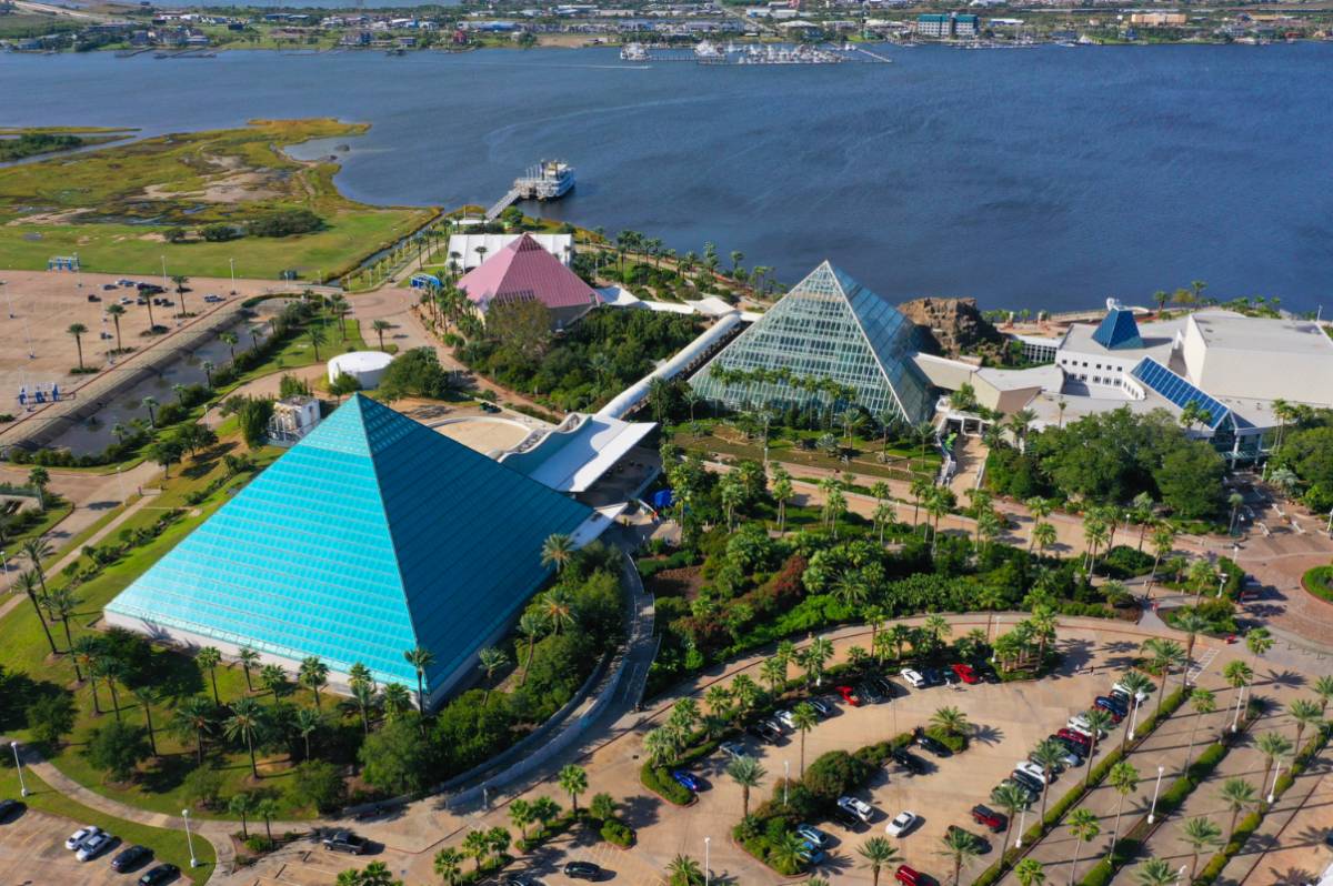 Texas’ only private white sand beach is less than an hour from Houston — with a 650-foot lazy river and towering water slides