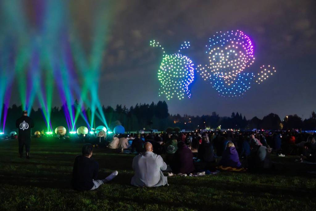 Houston’s Constellation Field is hosting a massive 1,200-drone light show this October with free entry for kids under 3