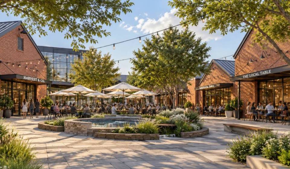 Construido por los promotores responsables de Sugar Land Town Square, un enorme complejo de 120 acres frente al mar con restaurantes, tiendas y viviendas está a punto de llegar a la zona de Houston