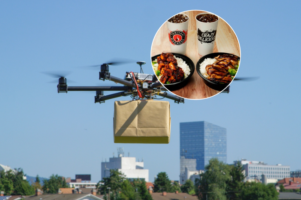 Teriyaki bowls delivered by drone are coming to Houston
