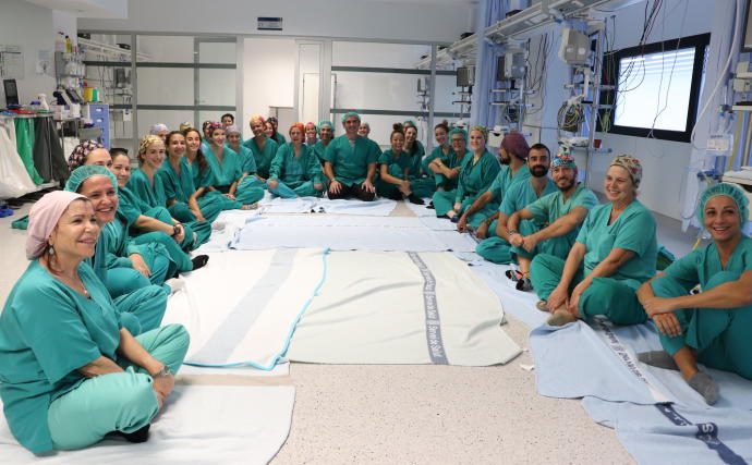 Eleven minutes of yoga are making a big change at the main hospital in Ibiza