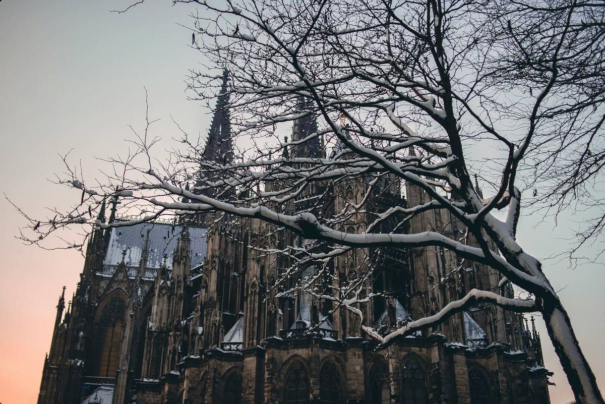 Kölner Dom im Januar