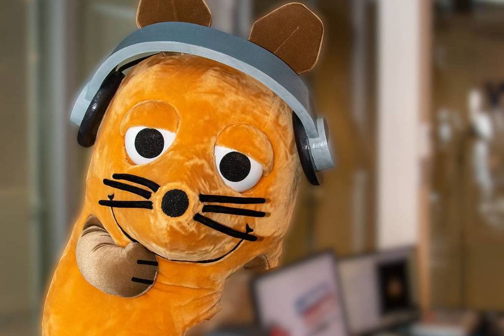 At "Sing mal mit der Maus" at the Cologne Philharmonic, children can sing along.