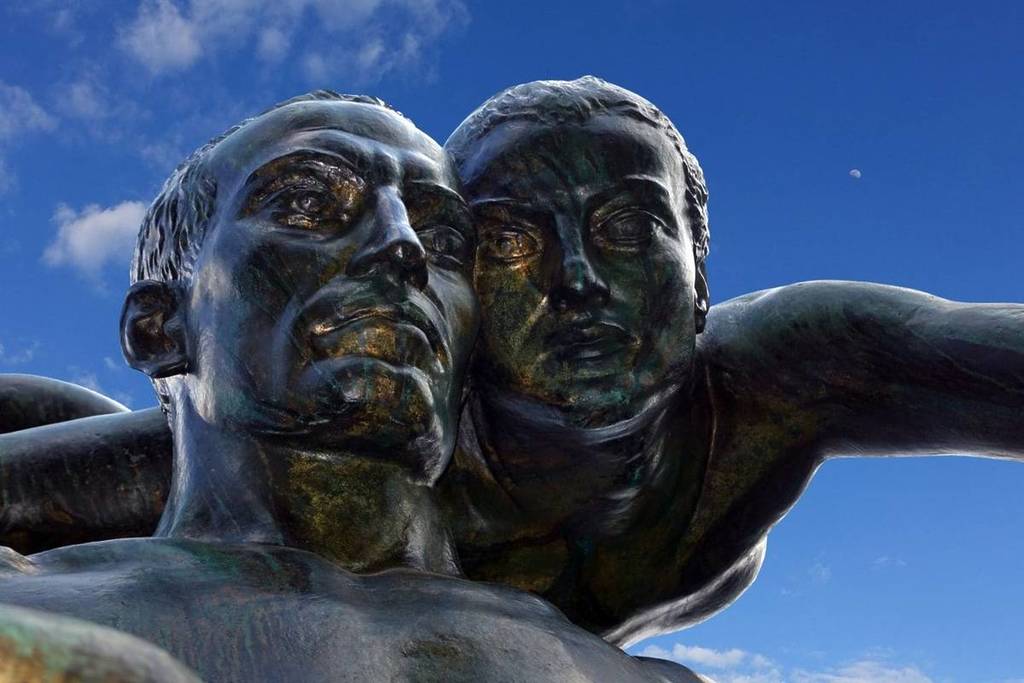 Children can marvel at the Sculpture Park in Cologne.