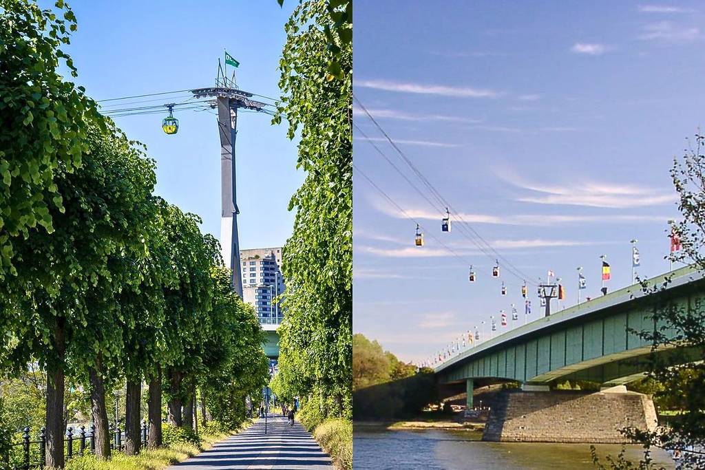 Ride the cable car in Cologne!