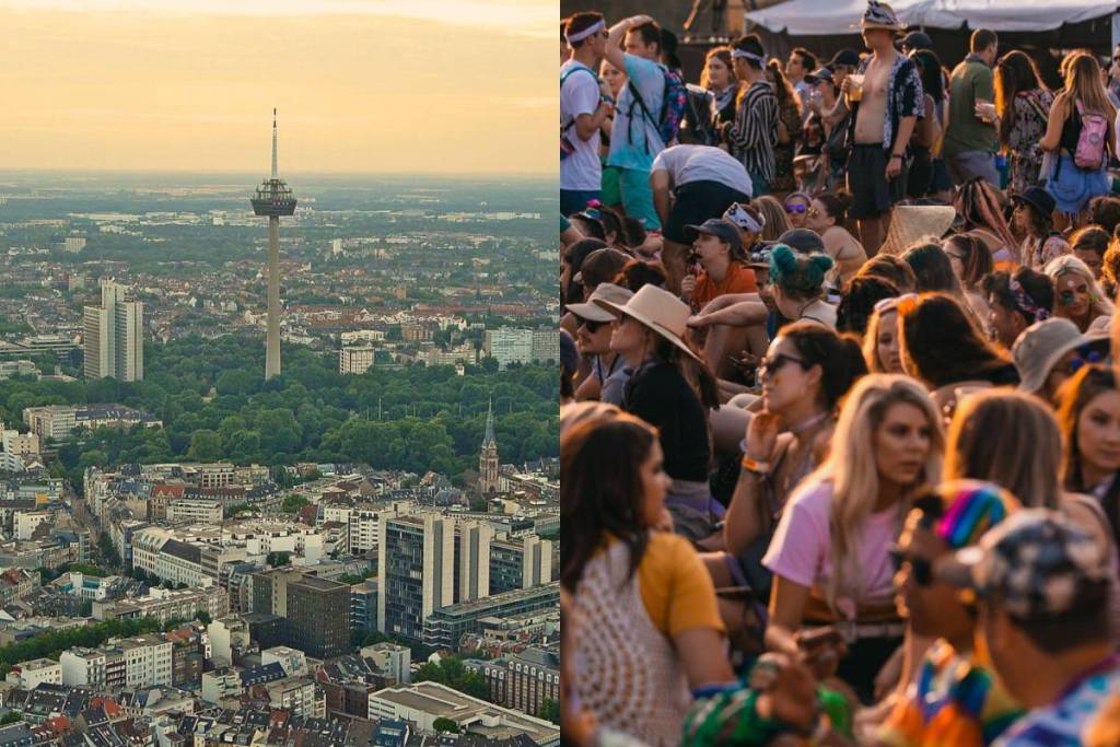 Straßenfest in Köln Ehrenfeld in der Venloer Straße
