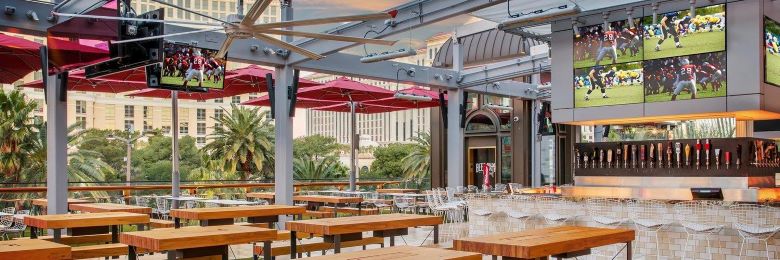 Beer Park rooftop in Vegas