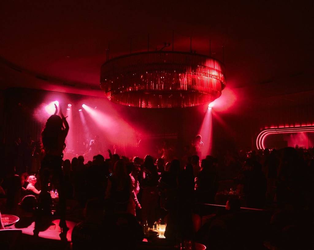 The Pinky Ring in Las Vegas during a crowded night