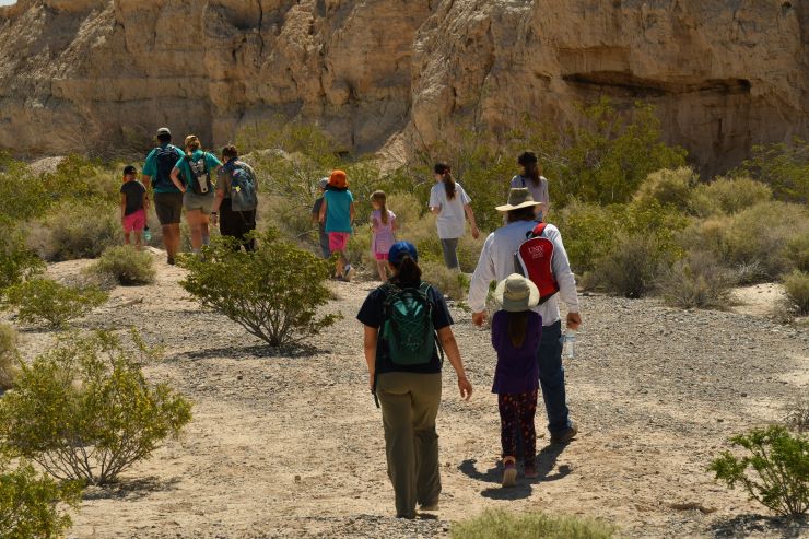 people hiking at the Ice Age state park
