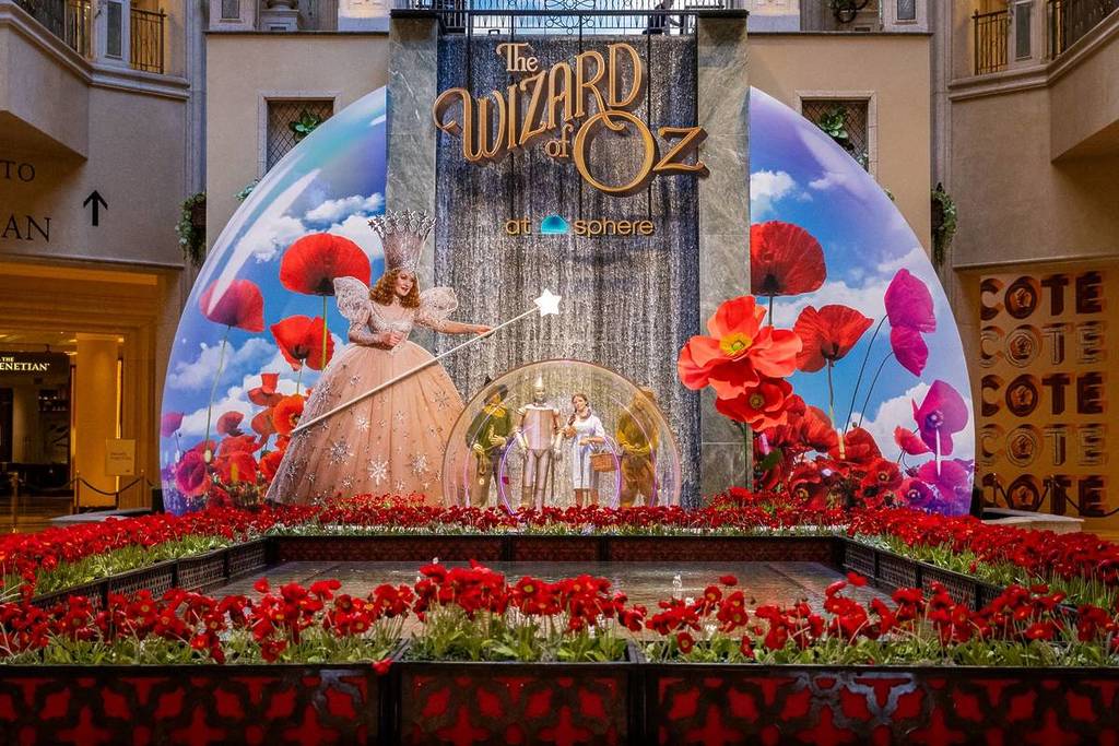 Wizard of Oz pop-up at Venetian