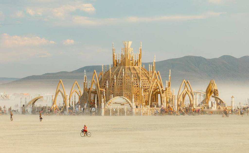 Estructura del Burning Man de Nevada