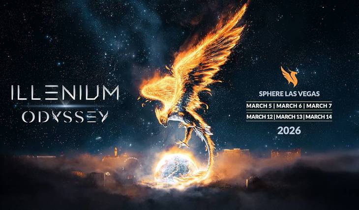 Illenium conquista The Vegas Sphere con su nuevo álbum «Odyssey», y esta es tu única oportunidad de escucharlo en directo.