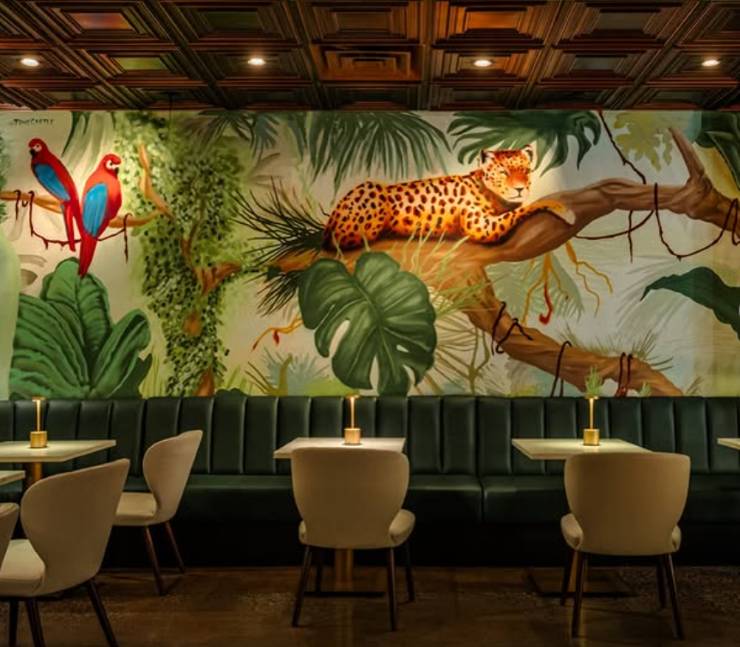 interior of a speakeasy in Vegas