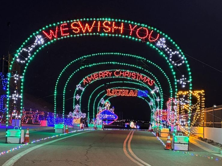 holiday themed drive through opening in November in Vegas