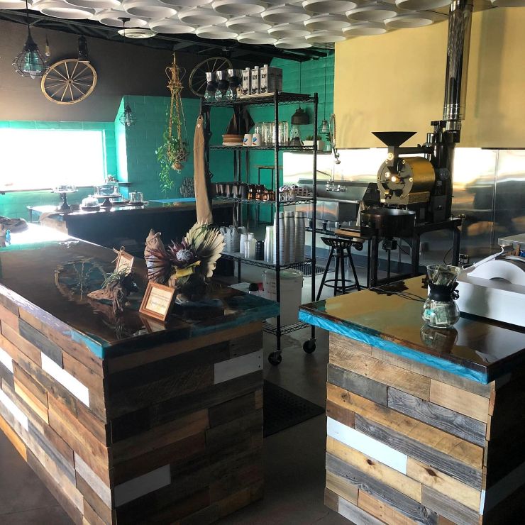 inside Yaw Farm Coffee Roaster voted the best coffee shop in the U.S.