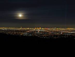 Majestic Beaver Supermoon Illuminates The Vegas Sky On November 5th