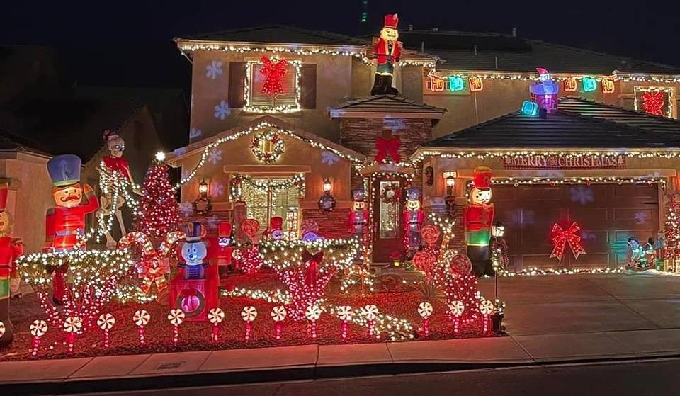 The Viral “Candy Cane House” Has 60 Trees And A Cotton Candy Room—But It’s Much More Than A Dazzling Display