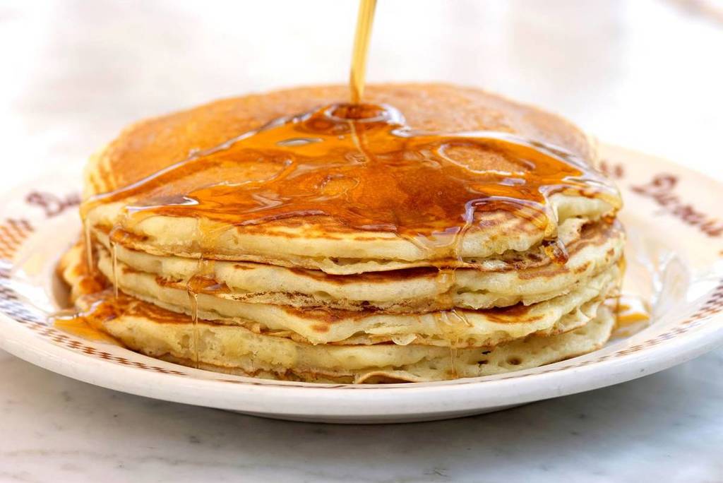 tortitas con sirope en Du-par's Vegas