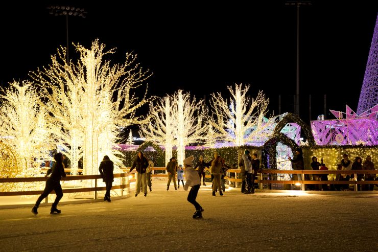 light maze at Enchant Las Vegas