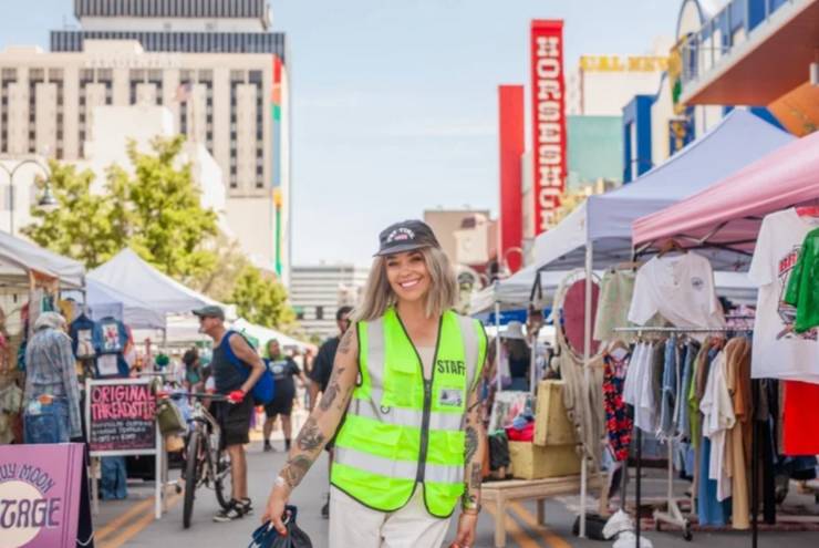 woman who started the Reno Antique Faire