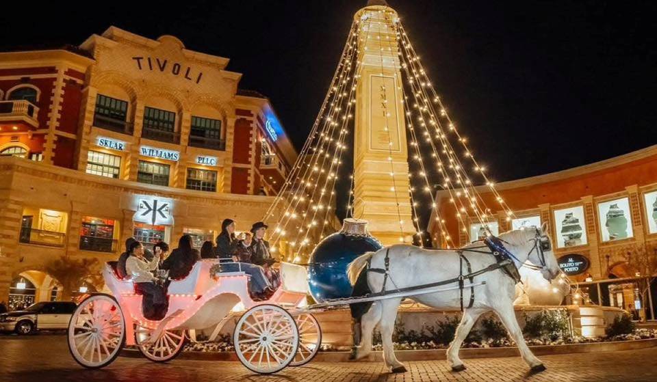 Free Horse-Drawn Carriage Rides Return To Tivoli Village This Month — Here’s When You Can Catch Them