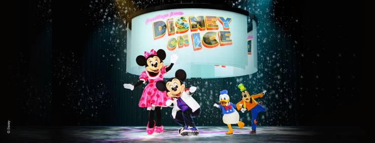 Disney characters on ice