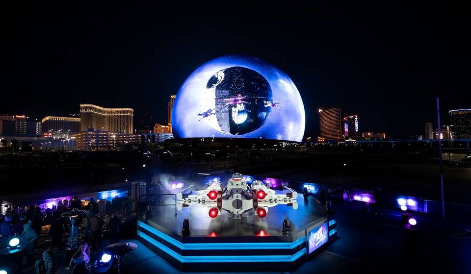 Did You Catch It? LEGO Just Turned the Vegas Sphere Into a Death Star