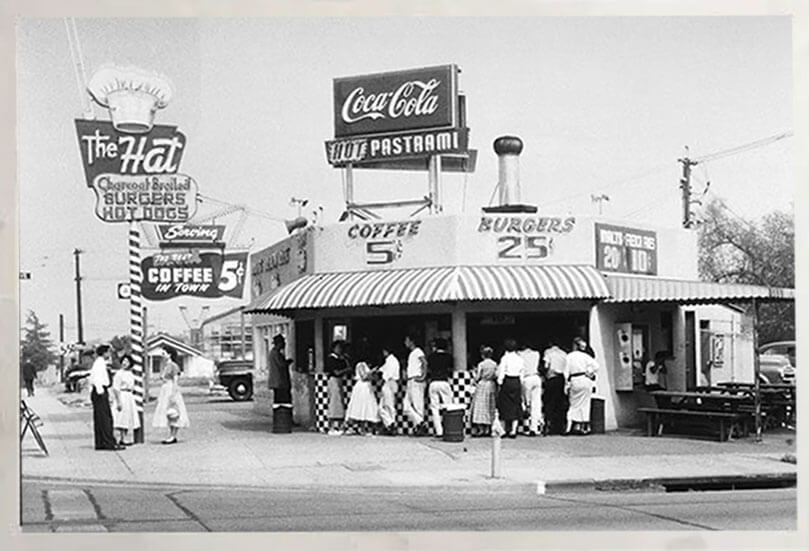 1954 The Hat Alhambra locations
