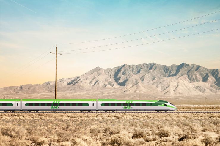 green highspeed train