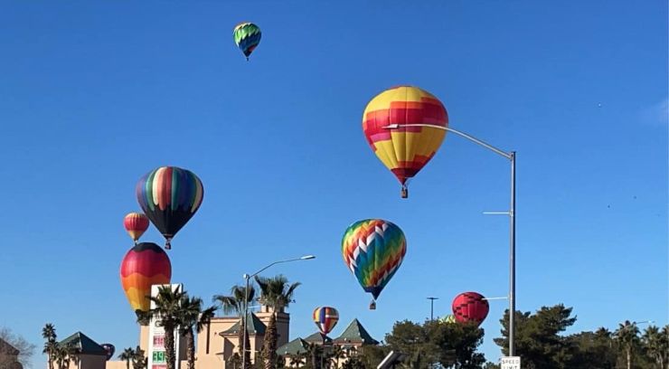 Hot Air Balloon Festival in Mesquite, Nevada