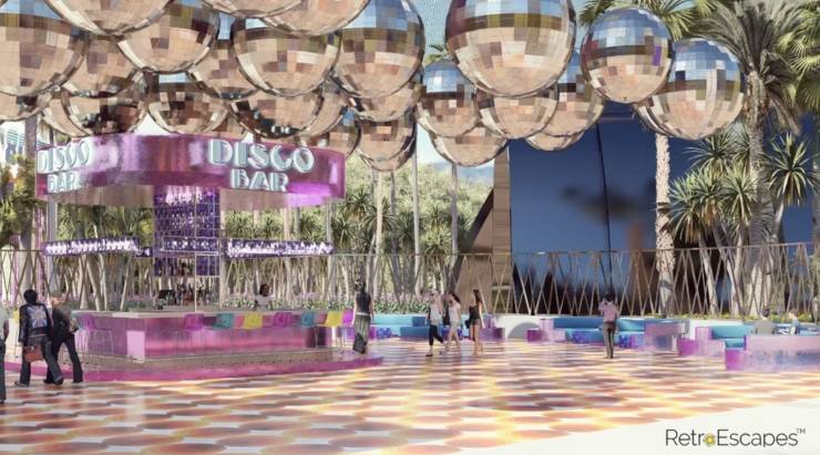 disco zone at a nostalgia park