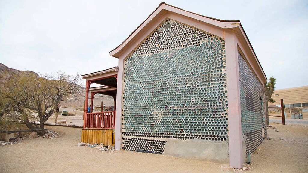 glass house in ghost town