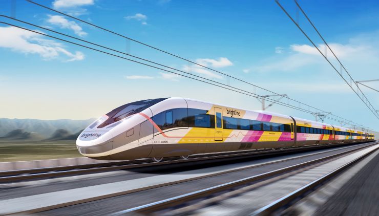 speed train Vegas to L.A.