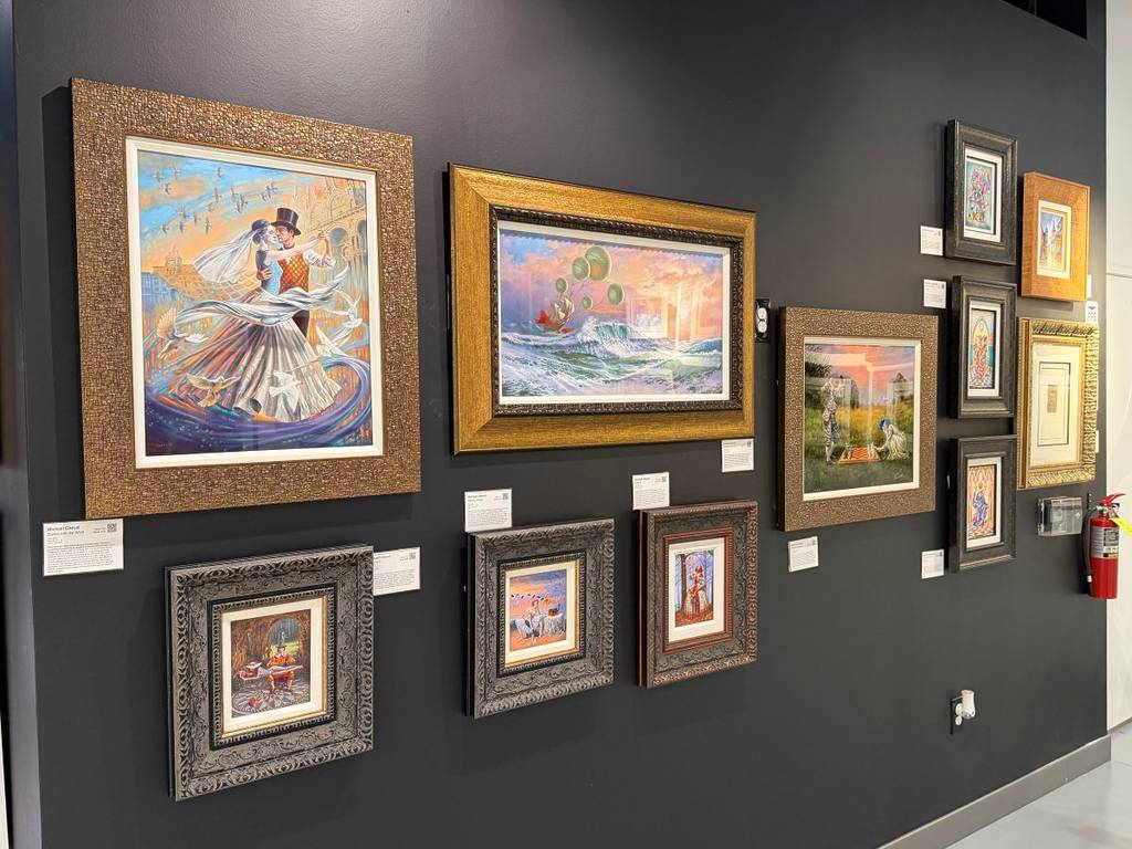 Pinturas en exposición